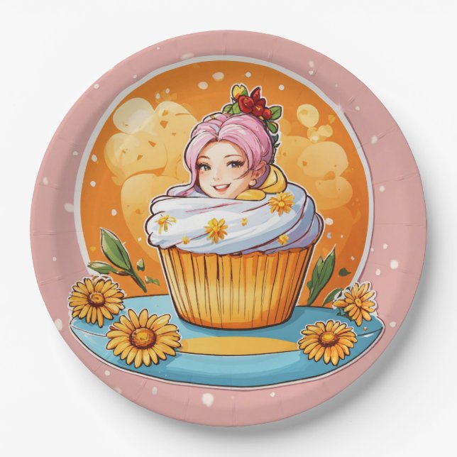 Prato De Papel "Elegância Eclética: Artista Solta Zazzers" (Frente)