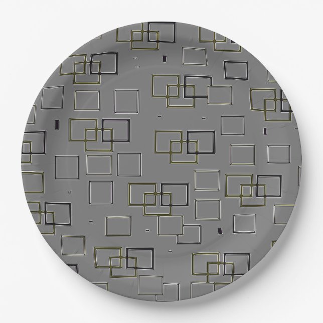 Prato De Papel Elegância urbana (Frente)