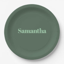Elegant Personalized Name Typography |sage green