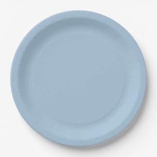 Prato De Papel Elegante azul céu