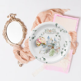 Prato De Papel Elegante Fairy Tale | Princesa Festa de aniversári