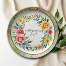 Elegante Floral de Aquarela