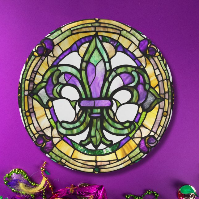 Prato De Papel Elegante Mardi Gras (Criador carregado)