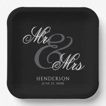 Elegante Minimal Sr. e Sra. Wedding
