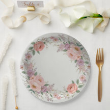 Elegante padrão floral de flor selvagem noivado de