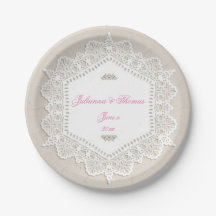 Elegante, Renda Branca, Casamento, Personalizado