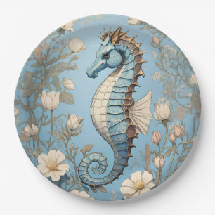 Prato De Papel Elegante Seacavalo William Morris Inspirado