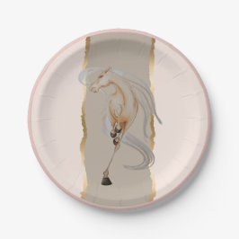 Prato De Papel Elegantes Pappgeschirr mit edlem Pferdemotiv