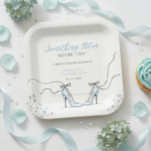 Elegantes Saltos Azuis Bridal Shower