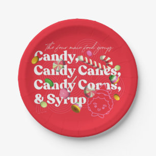 Prato De Papel Elf o Filme Os Quatro Principais Grupos De Comid