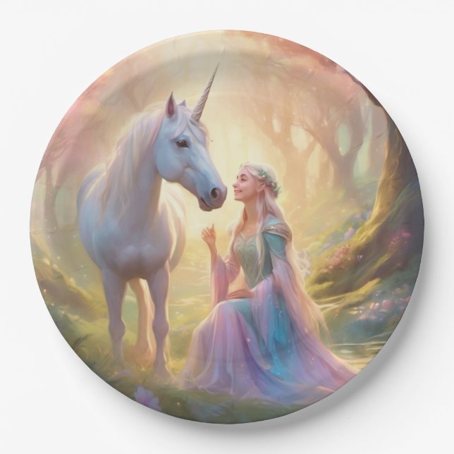 Prato De Papel Elf Princess (Frente)