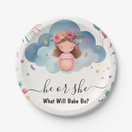 Prato De Papel Em Stash Fun Cloud Family Em Espanhol, Revelação D