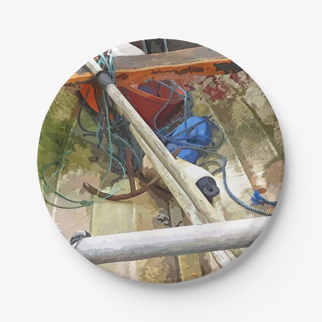 PRATO DE PAPEL EMBARCAÇÕES (Frente)