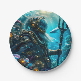 Prato De Papel Enchanted Ocean Odessey