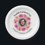 Prato De Papel Engraçada Bachelorette Bright Floral<br><div class="desc">Planejar uma festa de solteira? Não olhe mais! As Placas de Papel Floral Brilhantes do nosso Engraçado Groom Bachelorette Bright são a adição perfeita para a sua celebração. Estas placas de papel vibrantes e esquisitas apresentam um design de rosto hilário que irá adicionar risos e diversão ao seu evento.</div>