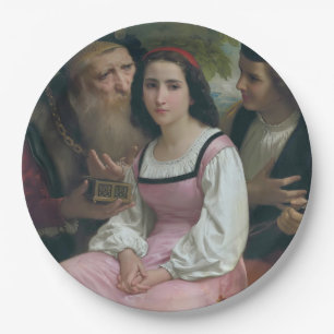 Prato De Papel Entre Riqueza e Amor (por Bouguereau)