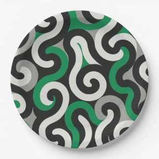 Prato De Papel Equipe Verde