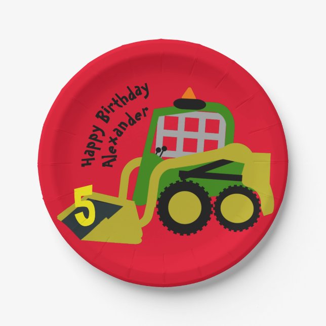 Prato De Papel Escavador Bobcat (Frente)