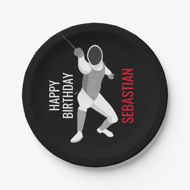 Prato De Papel Esgrima (Frente)