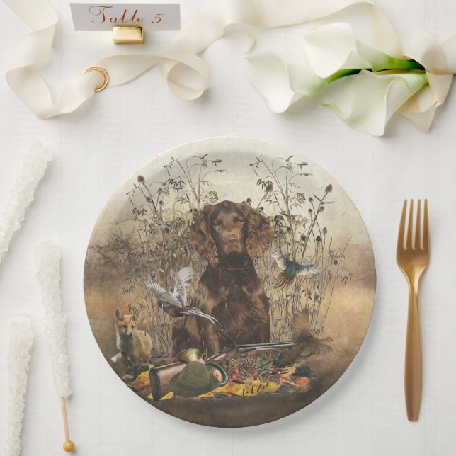 Prato De Papel Espanhol alemão, Wachtelhund (Casamento)