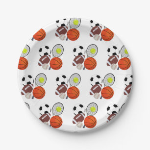 Prato De Papel Esportes - Bolas Atletivas
