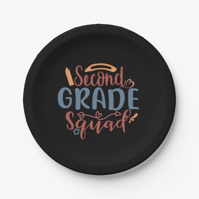 Prato De Papel Esquadrão de Arte do Professor (Frente)
