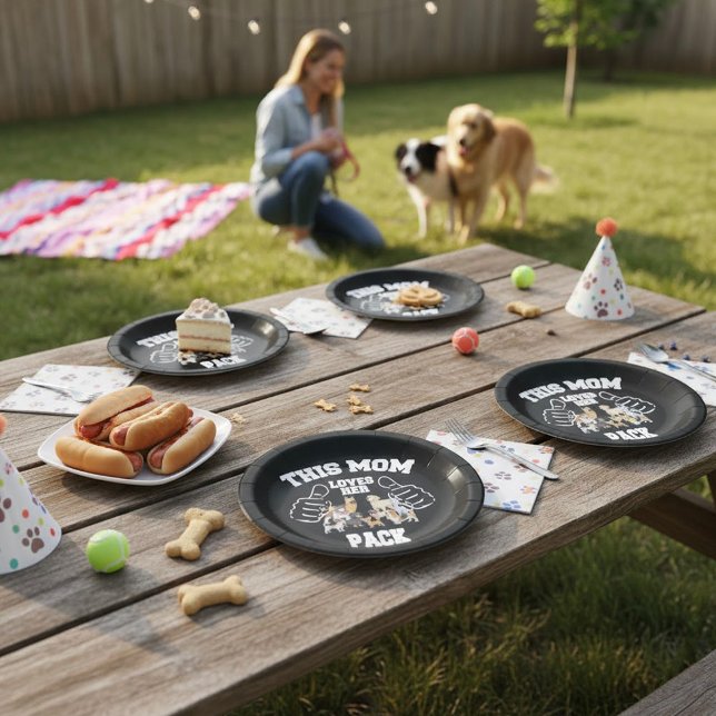 Prato De Papel Esta Mãe Adora As Placas De Papel (Criador carregado)