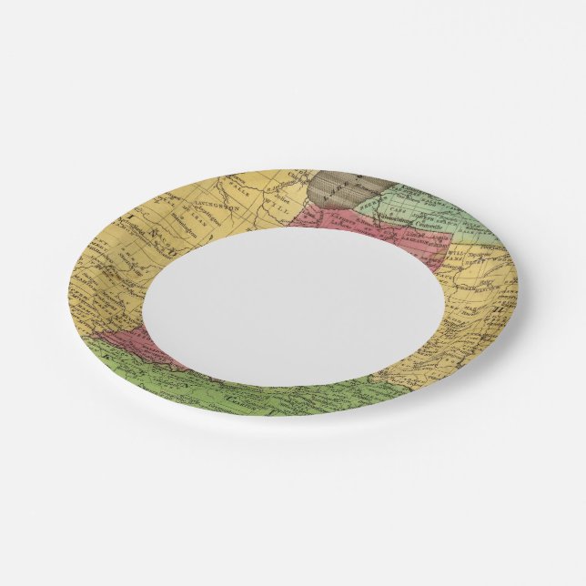 Prato De Papel Estados ocidentais 2 (Inclinado)