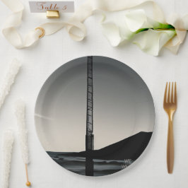 Prato De Papel Estávamos aqui com grandes placas de papel