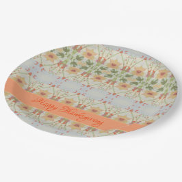 Prato De Papel Estilo de Férias bonito - Placas de Papel de Ação