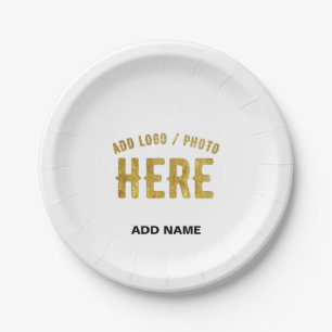PRATO DE PAPEL ESTILO MODERNO PERSONALIZÁVEL BRANCO VERIFICADO MA