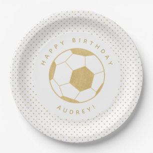 Prato De Papel Estrela de futebol