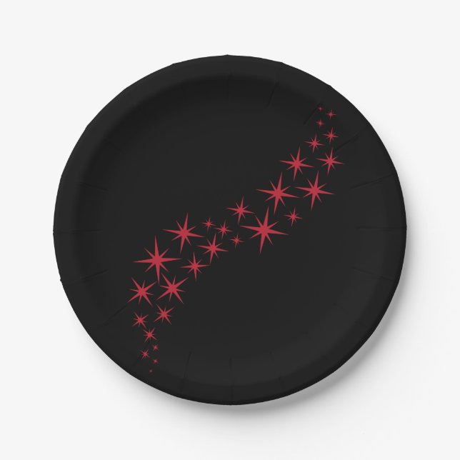 Prato De Papel Estrela de Natal (Frente)