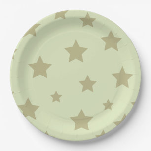Prato De Papel Estrelas brilhantes: Uma Placa de Papel Estelar