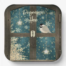 Estrelas russas da janela da cabine de inverno, pá