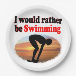 PRATO DE PAPEL EU PREFERENCIALMENTE NADANDO