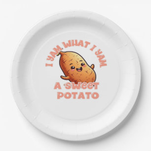 Prato De Papel Eu Sou O Que Eu Sou, Um Clássico De Batata Doce