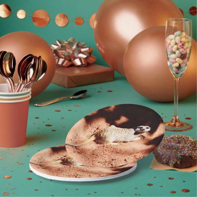 Prato De Papel Eu Sou Um Meerkat Você Cig, Placas De Festas De Pa (Múltiplo)