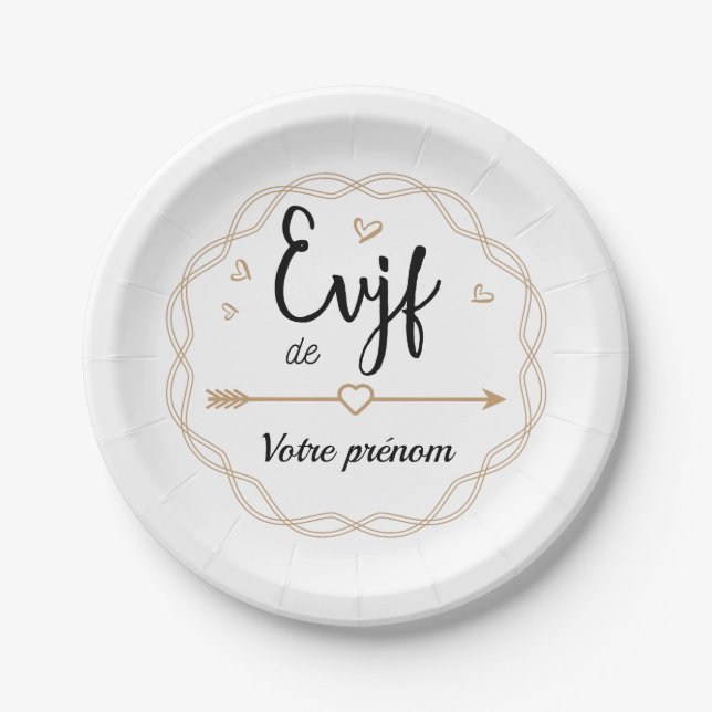 Prato De Papel EVJF de… (Frente)