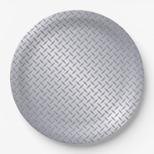 Prato De Papel Exame de Placa Diamante de Aço Brilhante