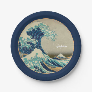 Prato De Papel Excelente Wave de Kanagawa & Japonês Art/Japan Pa