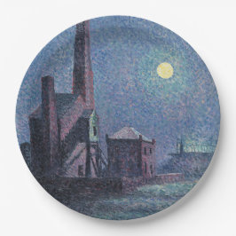 Prato De Papel Fábrica à Lua (Paisagem Urbana) (Luce)