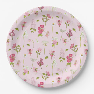Prato De Papel Fada de Flor de Água