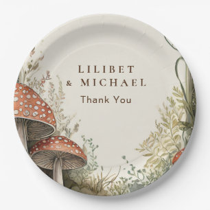 Prato De Papel FAIRYCORE Mushroom Goblincore Partido Personalizad