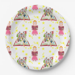 Prato De Papel Fairytales Stories Girl Festa de aniversário