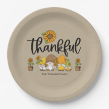 Família de gnomos de girassol.