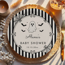 Fantasma de Ginga Preto Halloween
