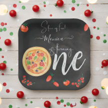 Fatia de diversão, primeiro aniversário de pizza