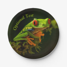 Fechar um Sapo de Árvore Vermelha nº 1