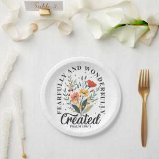 Prato De Papel Feito com Temor e Maravilha